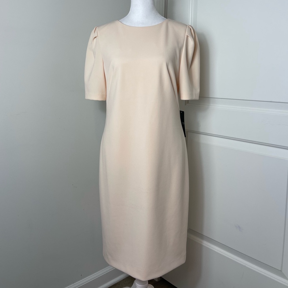 Ralph Lauren Soft Cream Midi Dress
